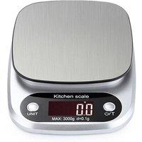 SPETLEK 10KG Kitchen Scales Digital Electronic LCD Cooking in Silver | Size: 100 cm x 15 cm