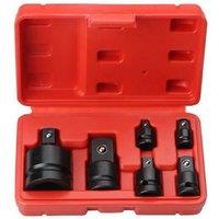 SPETLEK 6 Piece Impact Socket Adapter & Reducer Kit in Black | Size: 1000mm x 400mm