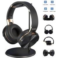 PAWNORA Wireless Bluetooth Headphones in Black