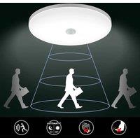 PAWNORA LED Ceiling Light PIR Motion Sensor Lights in White