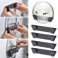 PAWNORA 6X Pan Lid Holder Saucepan Storage in Grey
