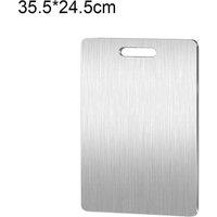 PAWNORA 35.5*24.5cm Titanium Cut-ting Board in Silver