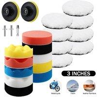 SPETLEK 23Pcs 3 inch Car Polisher Pad Buffer Waxing Buffing | Size: 1000mm x 400mm