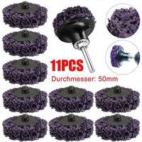 SPETLEK 11PCS Poly Strip Disc Wheel 50mm Paint Rust Removal in Purple | Size: 1000mm x 400mm