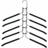 SPETLEK Black 1x Multi Layer Hanger Hanging Closet Hanger Closet | Size: 100 cm x 60 cm