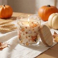 Garden Greatness Pumpkin Scented Jar Candle with Lid | Size: 1 Pack