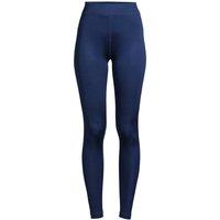 Lands' End Women's Plus Lightweight Silk Interlock Long Johns in Navy | Size: 28-30