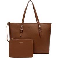 FIORELLI Women's Etta Buckle Tote Bag in Brown
