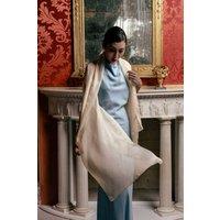 Elizabetta Boutique Women's Sophia - Silk Scarf Shawl in Beige