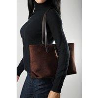 Where's That From Women's Grexina Tote Bag With Trim Detail in Brown
