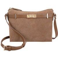 Paul Costelloe Women's Lottie Leather Cross Body Bag in Light Tan