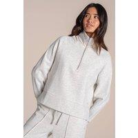 Craghoppers Women's Elements Half Zip Cosy Fleece in Off-White | Size: 12