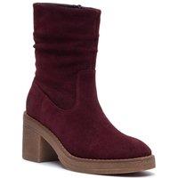 Hush Puppies Women's Flora Ruched Boot in Plum | Size: 8