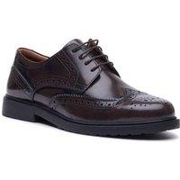 Hush Puppies Women's Verity Hi-Shine Brogue in Chocolate | Size: 9