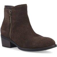 Hush Puppies Women's Ingrid Zip Boot in Chocolate | Size: 6