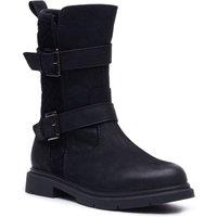 Hush Puppies Women's Celine Buckle Boot in Black | Size: 7