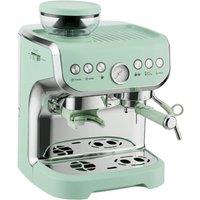 Rolipo Bean to Cup Coffee Machine, Light Green, 15 Bar Pressure in Light Green