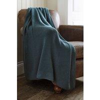 Lobster Creek Saunton Soft Touch Knitted Luxury Throw in Blue | Size: 130 cm x 170 cm