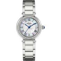 Rotary Women's RLB10007-07 Heritage 28mm Quartz Watch in Silver