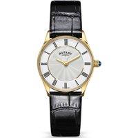 Rotary Women's RLS10048-01 Heritage 27mm Quartz Watch in Black