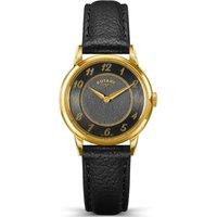 Rotary Women's RLS10054-38 Heritage 32mm Quartz Watch in Black