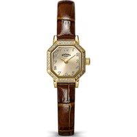 Rotary Women's RLS10056-03 Heritage Astoria 18mm Quartz Watch in Brown