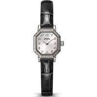 Rotary Women's RLS10057-05 Heritage Astoria 18mm Quartz Watch in Black