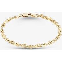 T.H.Baker Women's 9ct Yellow Gold Prince Of Wales Chain Bracelet 10827454G