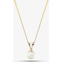 T.H.Baker Women's 9ct Yellow Gold Akoya Pearl Pendant Necklace PNZ105CM