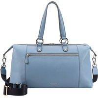 Paul Costelloe Women's Mackenzie Leather Holdall Bag in Light Blue