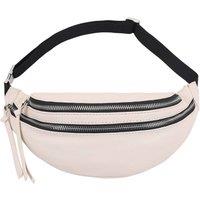 Paul Costelloe Women's Lousios Leather Bum Bag in Off-White