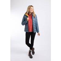 Weird Fish Women's Eshka Lightweight Padded Jacket in Blue | Size: 12