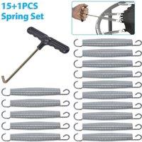 SPETLEK 8inch nch Replacement Trampoline Springs Hook in Silver | Size: 0-1 m
