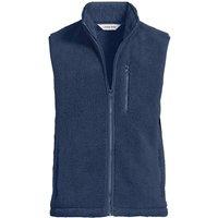 Lands' End Men's Sherpa Fleece Gilet in Dark Navy | Size: 2XL