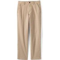 Lands' End Men's Comfort Waist Classic Fit Flannel Lined Stretch Chinos in Tan | Size: 32L
