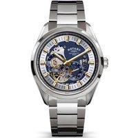 Rotary Men's RGB10007-05 Seamatic 43mm Automatic Watch in Silver