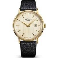 Rotary Men's RGS10062-31 1895 39mm Quartz Watch in Black