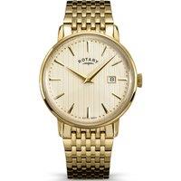 Rotary Men's RGB10048-31 1895 39mm Quartz Watch in Gold