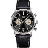 Rotary Men's RGS10067-04 1895 38mm Quartz Watch in Black