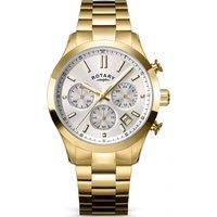 Rotary Men's RGB10056-70 Heritage 40mm Quartz Watch in Gold