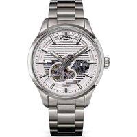 Rotary Men's RGB10073-01 Greenwich 42mm Automatic Watch in Silver