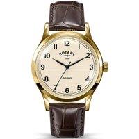 Rotary Men's RGS10082-03 1895 40mm Quartz Watch in Brown