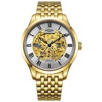 Rotary Men's GB02941-03 Greenwich 42mm Automatic Watch in Gold