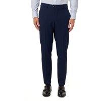 XPOSED Men's Finley Oliver Prince of Wales Check Tailored Suit Trousers in Navy | Size: 32