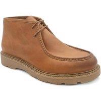 Jones Bootmaker Men's Daxton Coated Leather Chukka Boots in Tan | Size: 9