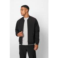 Valere Milano Men's Luxe Bomber in Black | Size: Small
