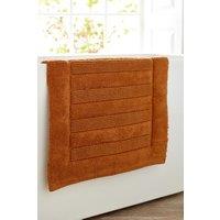 Deyongs Luxury Supersoft 100% Cotton Bath Mat 1600 GSM Bliss in Orange