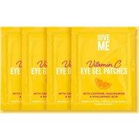 Give Me Cosmetics Vitamin C Eye Gel Patches Hydrating & De-Puffing Under-Eye - 4 Pack in Yellow