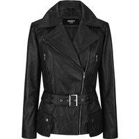 TruClothing Women's Belted Fitted Jacket in Black | Size: 3XL