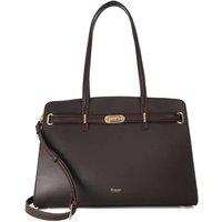 Dune London Women's 'Define' Leather Tote Bag in Brown